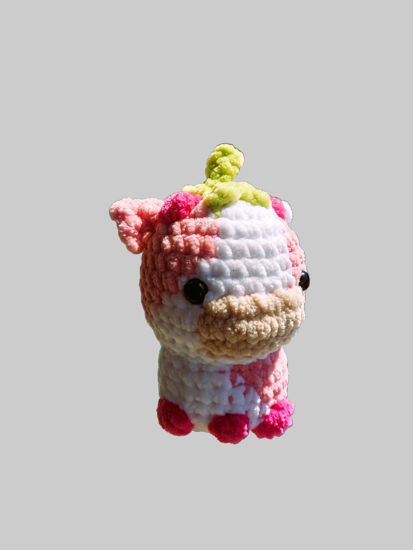 Handmade Crochet Plush – Baby Cow