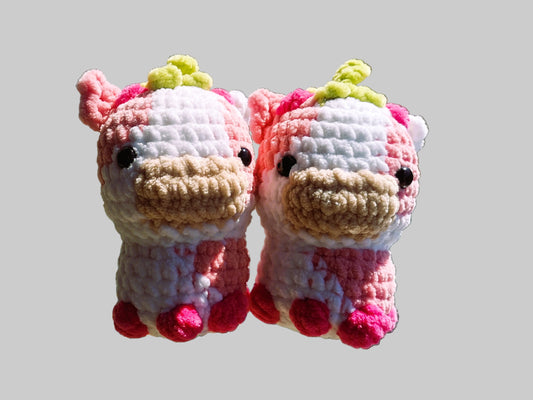 Handmade Crochet Plush – Baby Cow