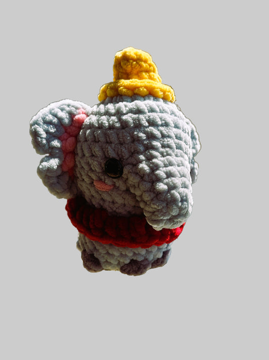 Handmade Crochet Plush – Baby Elephant
