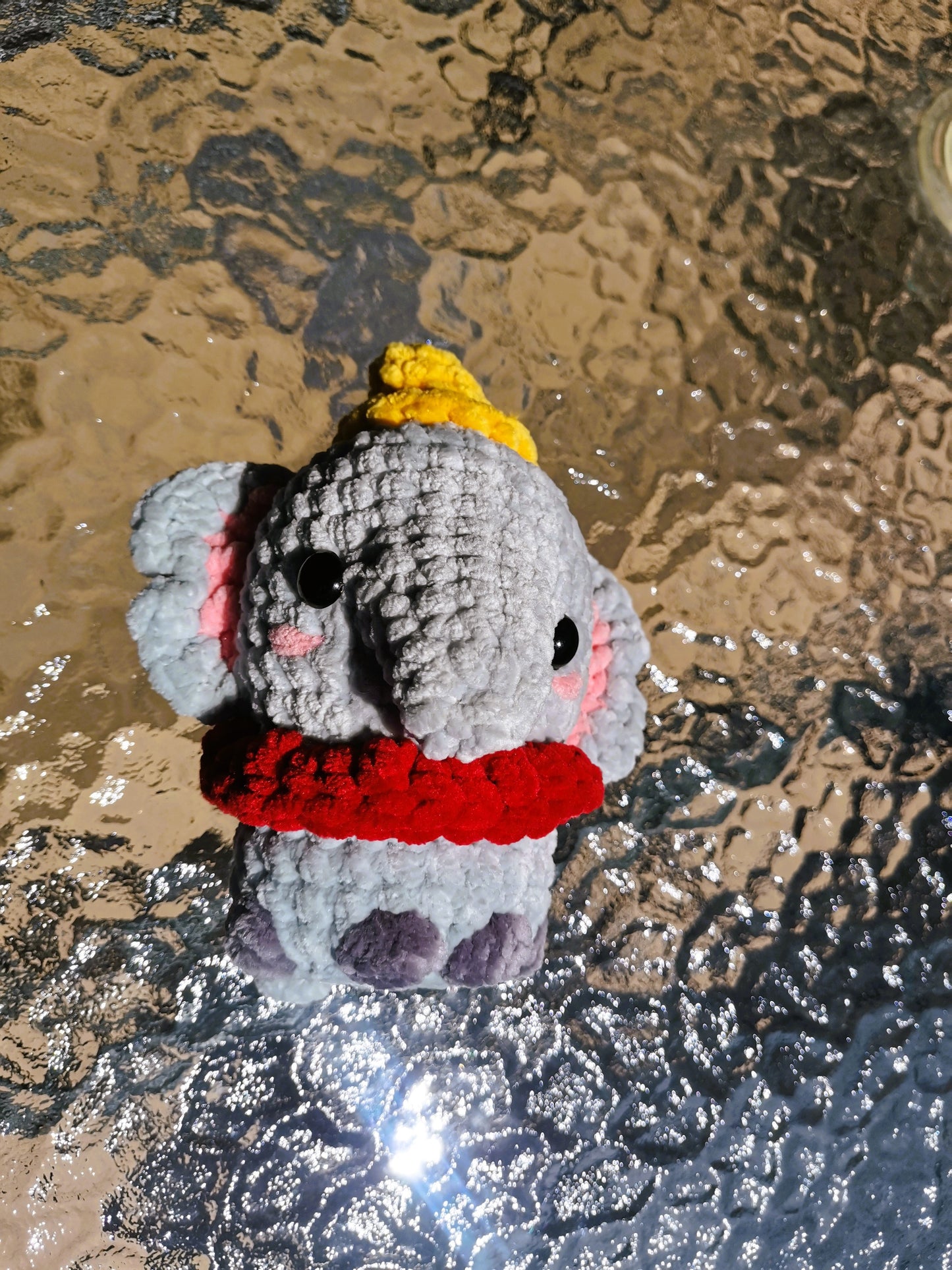 Handmade Crochet Plush – Baby Elephant