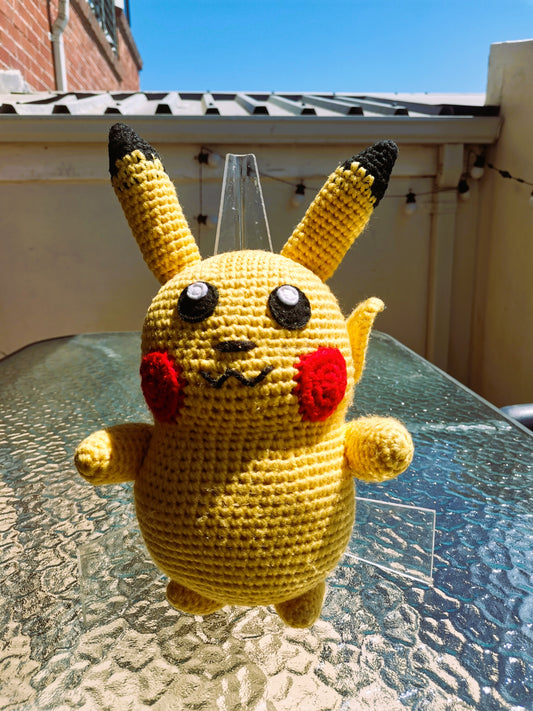 Handmade Crochet Plush – Pikachu