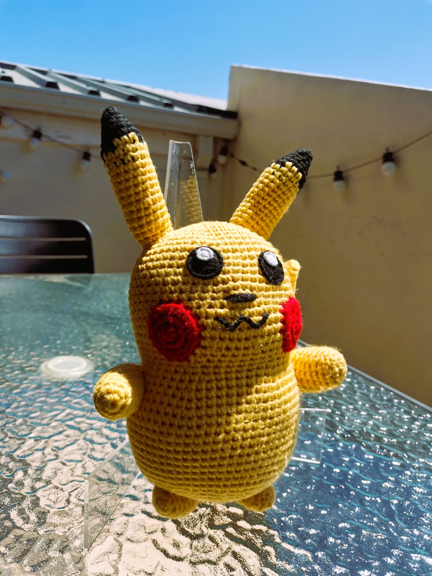 Handmade Crochet Plush – Pikachu