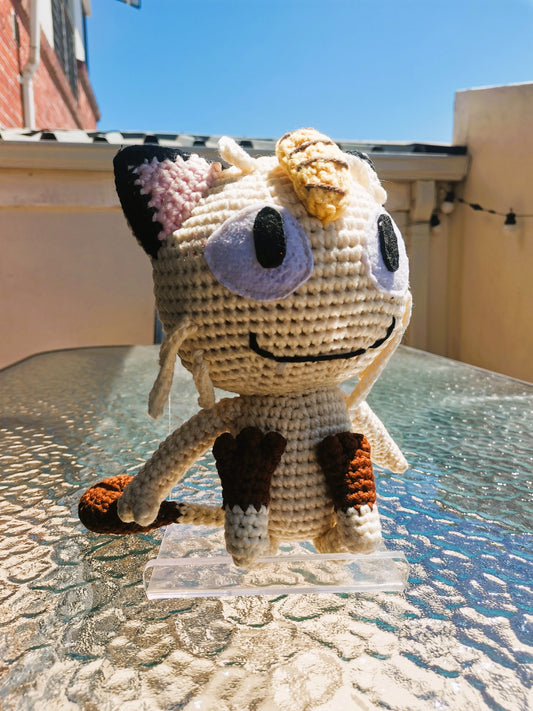Handmade Crochet Plush – Meowth