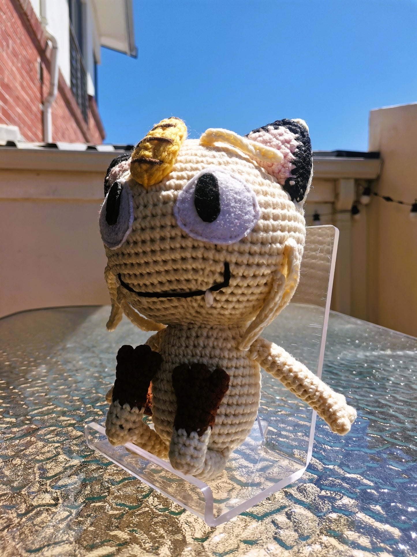 Handmade Crochet Plush – Meowth