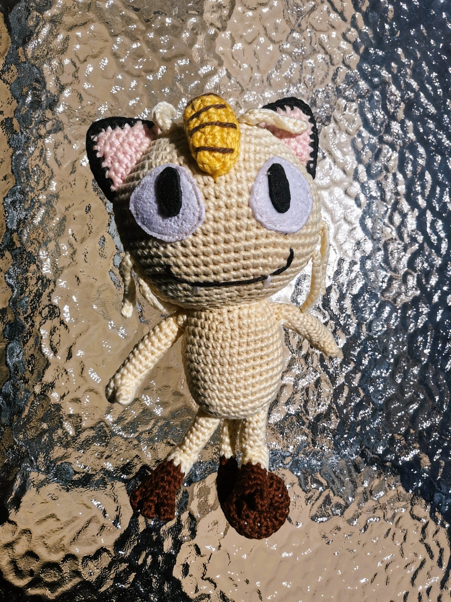 Handmade Crochet Plush – Meowth