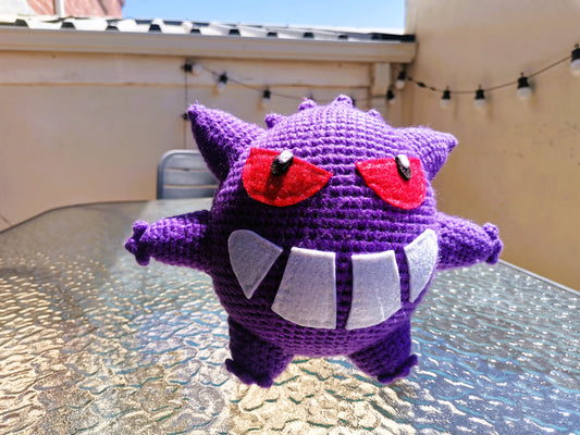 Handmade Crochet Plush – Gengar
