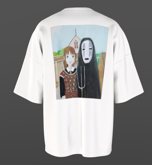 American Gothic  (Grant Wood) x Spirited Away